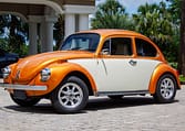 1972 Volkswagen VW Super Beetle Impora orange restored 1600cc 4 speed manual sun roof 9