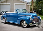 1941 Chevrolet Special DeLuxe Convertible Blue 1