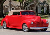 1940 Ford DeLuxe Convertible Red 2