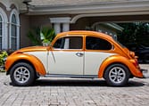1972 Volkswagen VW Super Beetle Impora orange restored 1600cc 4 speed manual sun roof 10