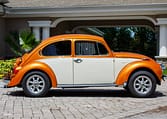 1972 Volkswagen VW Super Beetle Impora orange restored 1600cc 4 speed manual sun roof 16