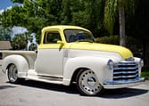 1949 Chevrolet 3100 5 Window Yellow White 1