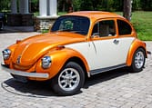 1972 Volkswagen VW Super Beetle Impora orange restored 1600cc 4 speed manual sun roof 3