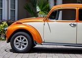 1972 Volkswagen VW Super Beetle Impora orange restored 1600cc 4 speed manual sun roof 11