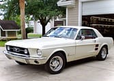 1966 Ford Mustang White 2