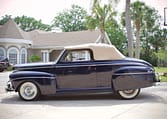 1941 Ford Super Deluxe Convertible Blue 4