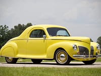 1941 Lincoln Zephyr Coupe Yellow 1