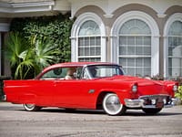 1956 Ford Customline Victoria Red 1