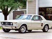1966 Ford Mustang White 1
