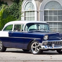 1956 Chevrolet 150 post dark blue