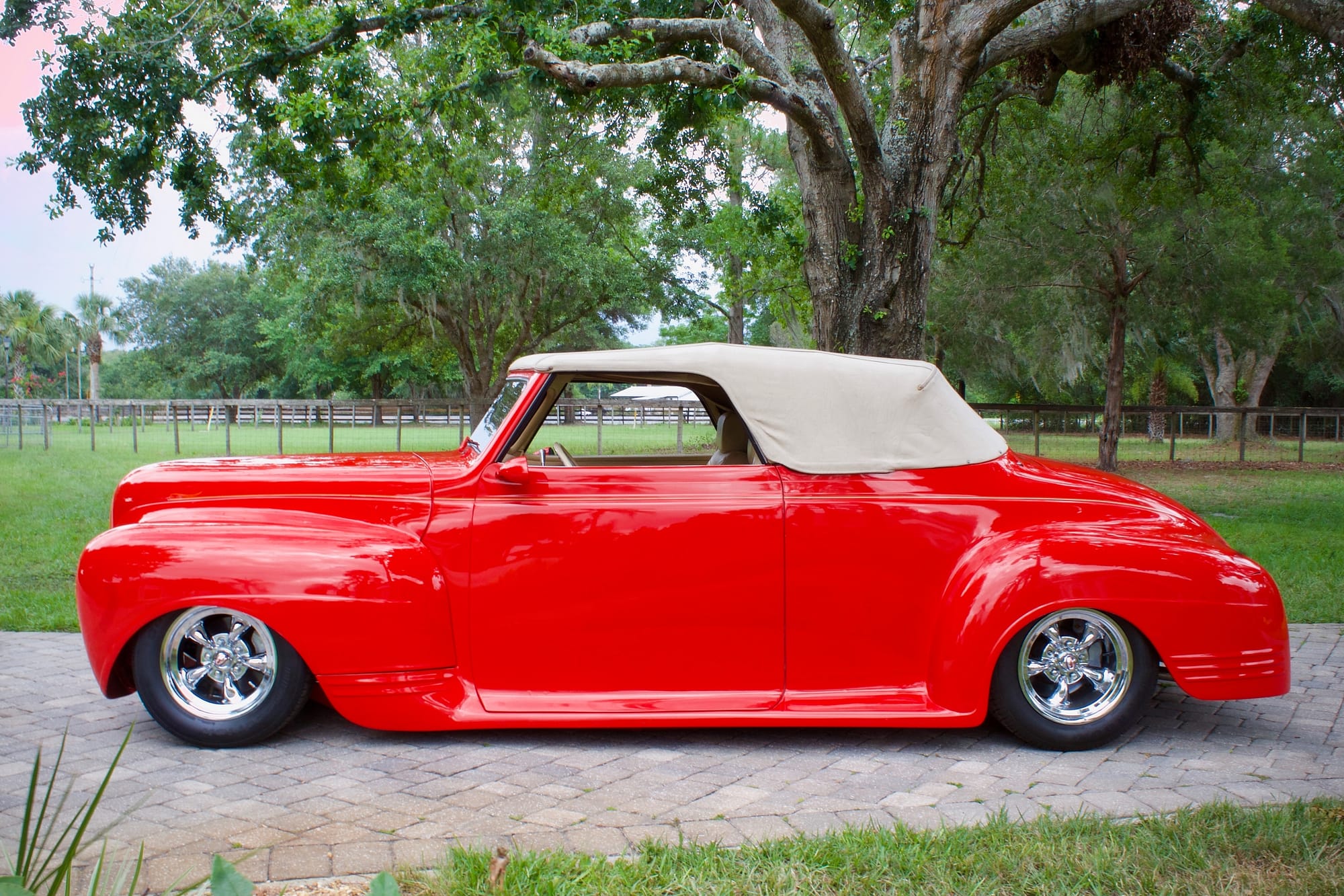 1941 Plymouth Convertible Red 14
