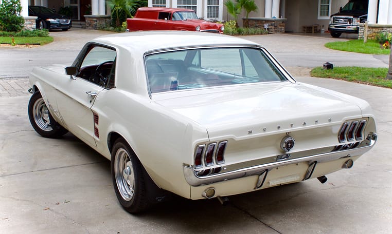1966 Ford Mustang White 16