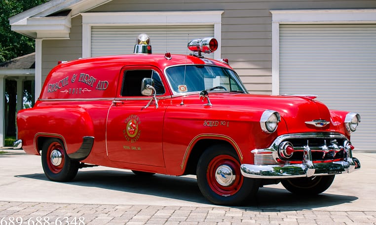 1953 Chevrolet Sedan Delivery Ambulance all steel 3 9L 235 inline 6 3 speed manual 2 30