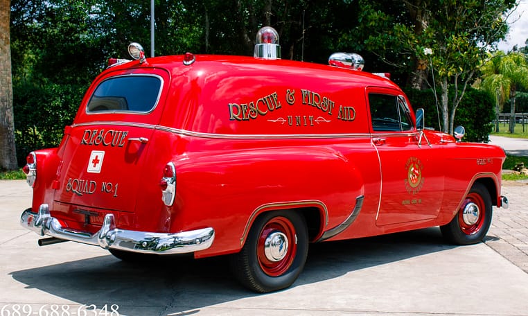 1953 Chevrolet Sedan Delivery Ambulance all steel 3 9L 235 inline 6 3 speed manual 2 68