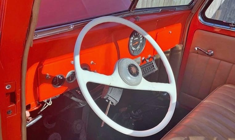 1957 Willys Overland Pickup Orange 6
