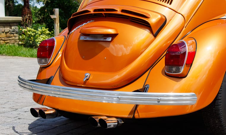 1972 Volkswagen VW Super Beetle Impora orange restored 1600cc 4 speed manual sun roof 30