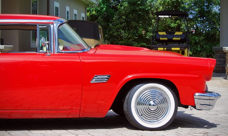 1956 Ford Customline Victoria Red 14