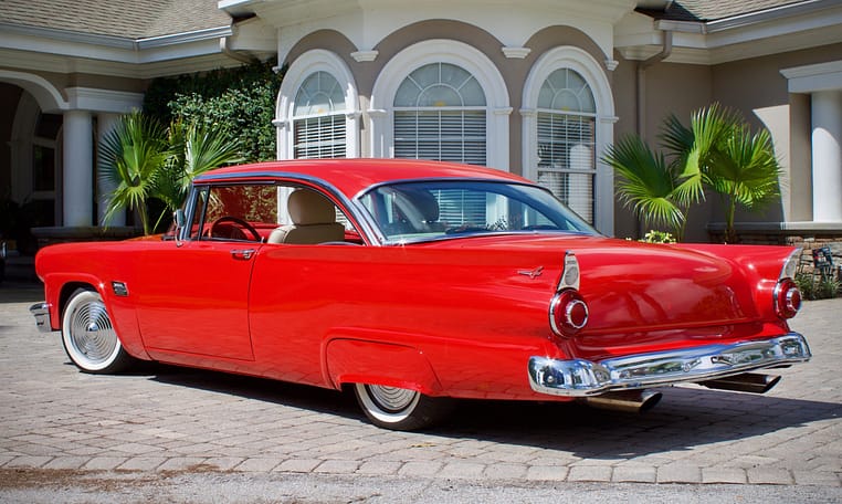 1956 Ford Customline Victoria Red 23