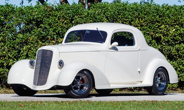 1935 Chevy Coupe White 2