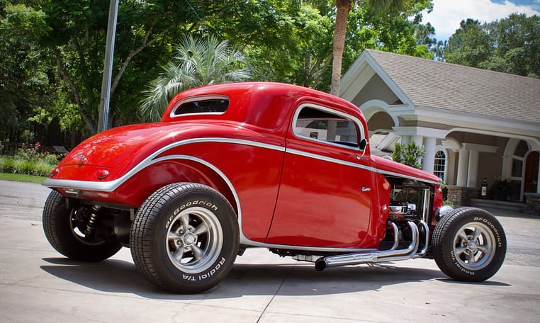 1933 Ford Coupe Red Hot Rod 6