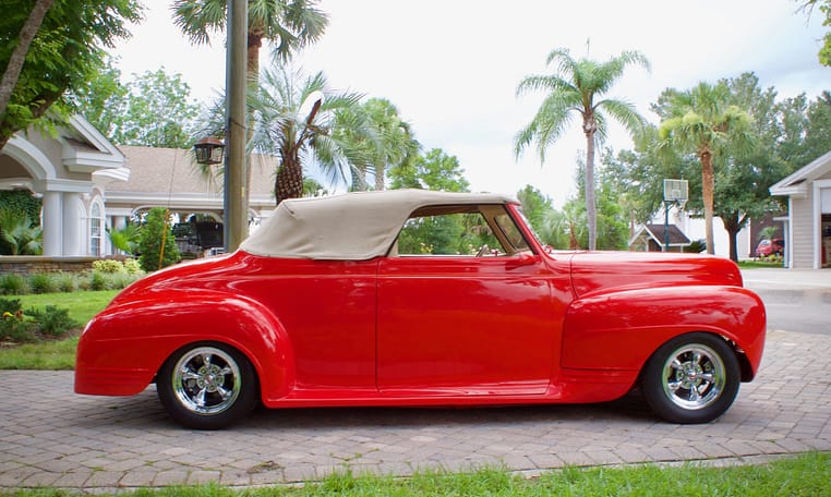 1941 Plymouth Convertible Red 9