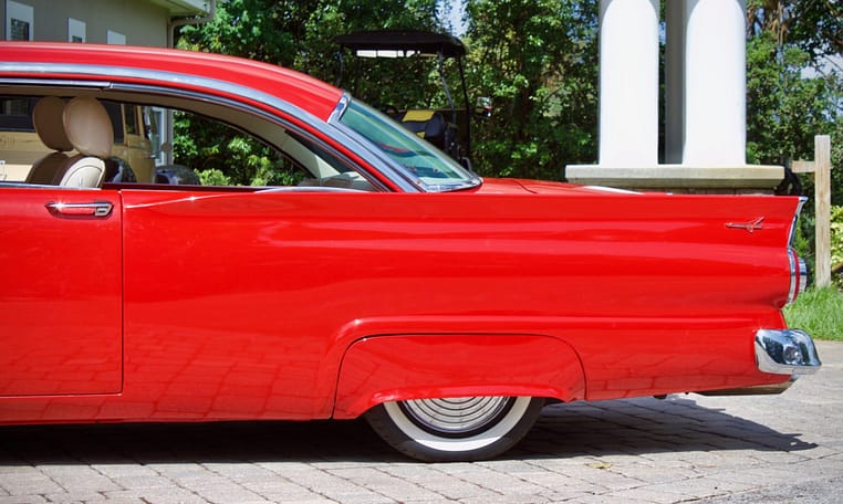1956 Ford Customline Victoria Red 12