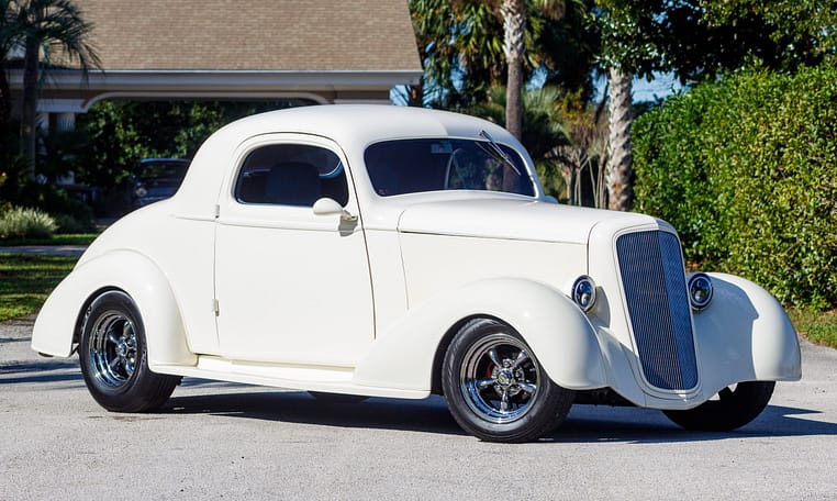 1935 Chevy Coupe White 1