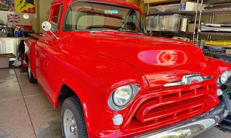1957 Chevrolet 3100 Red 1
