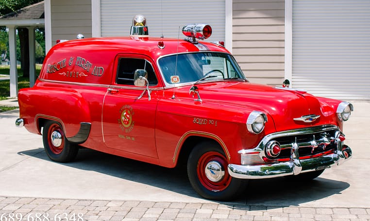 1953 Chevrolet Sedan Delivery Ambulance all steel 3 9L 235 inline 6 3 speed manual 2 28