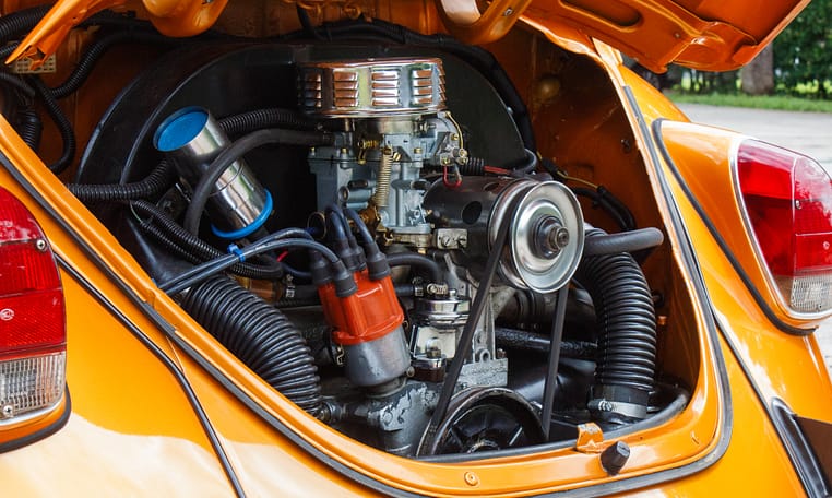 1972 Volkswagen VW Super Beetle Impora orange restored 1600cc 4 speed manual sun roof 55