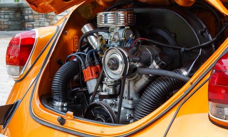 1972 Volkswagen VW Super Beetle Impora orange restored 1600cc 4 speed manual sun roof 48