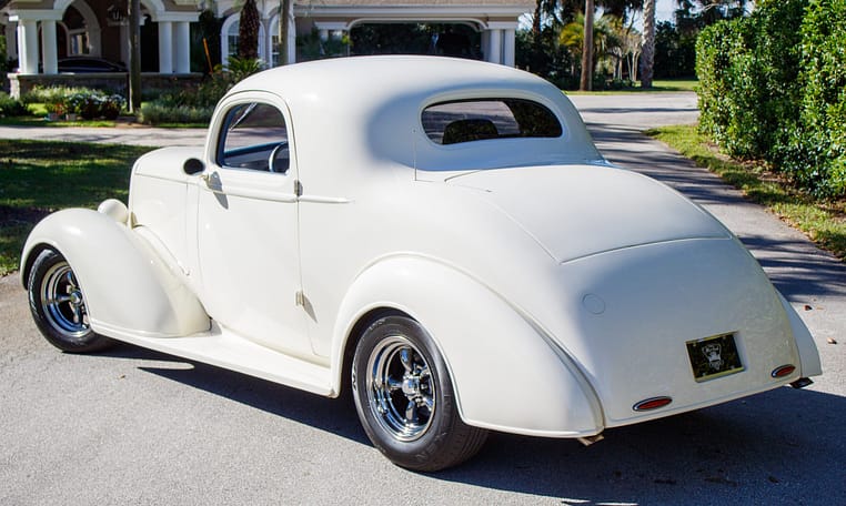 1935 Chevy Coupe White 6