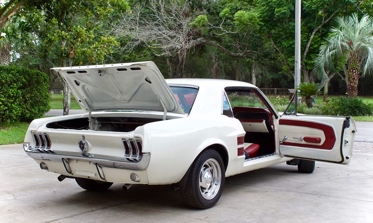 1966 Ford Mustang White 28