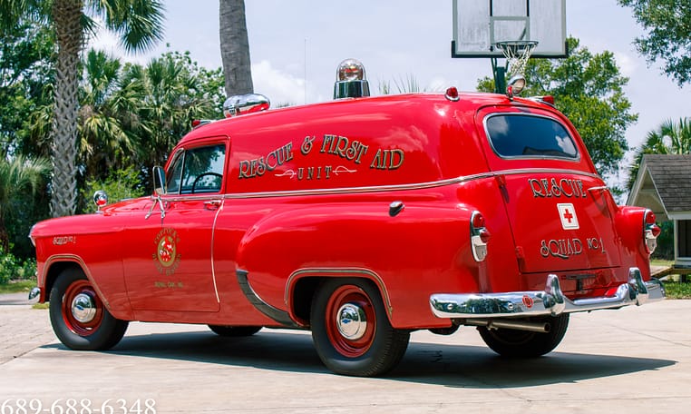 1953 Chevrolet Sedan Delivery Ambulance all steel 3 9L 235 inline 6 3 speed manual 2 44