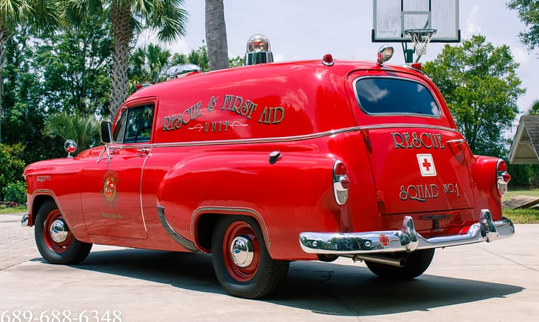 1953 Chevrolet Sedan Delivery Ambulance all steel 3 9L 235 inline 6 3 speed manual 2 50