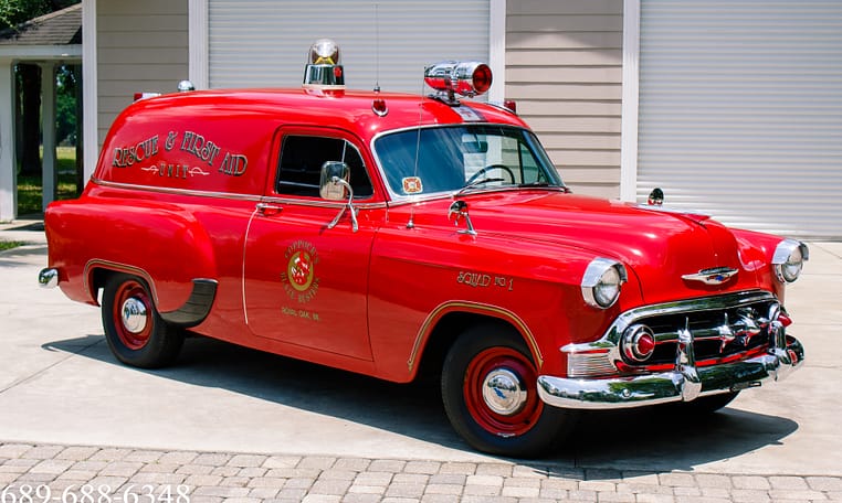1953 Chevrolet Sedan Delivery Ambulance all steel 3 9L 235 inline 6 3 speed manual 2 31