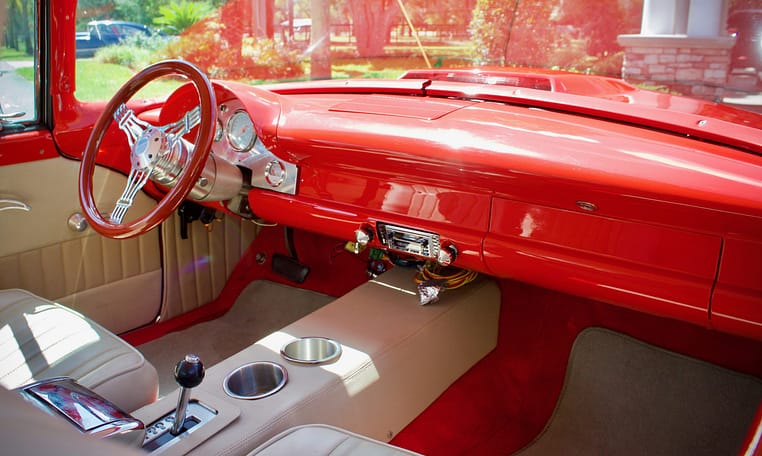 1956 Ford Customline Victoria Red 36