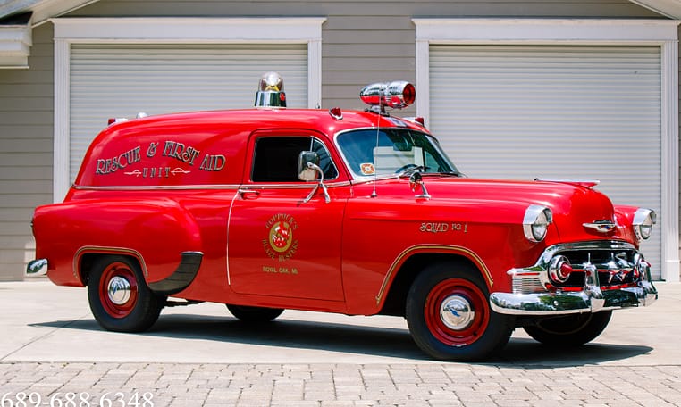 1953 Chevrolet Sedan Delivery Ambulance all steel 3 9L 235 inline 6 3 speed manual 2 36