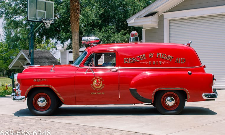 1953 Chevrolet Sedan Delivery Ambulance all steel 3 9L 235 inline 6 3 speed manual 2 43