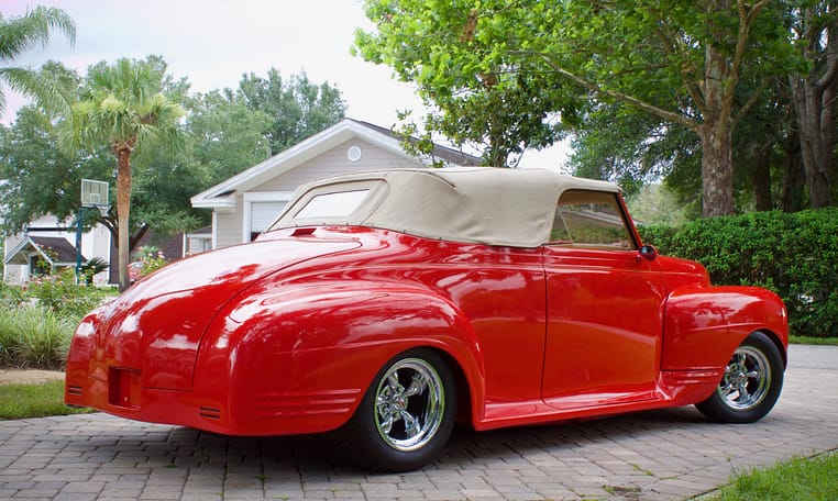 1941 Plymouth Convertible Red 21