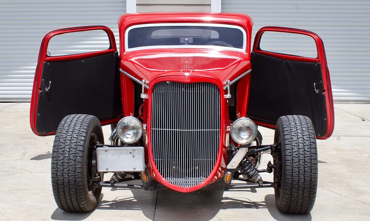 1933 Ford Coupe Red Hot Rod 14