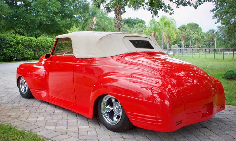 1941 Plymouth Convertible Red 16