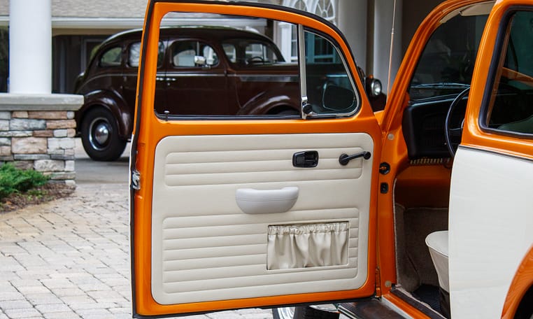1972 Volkswagen VW Super Beetle Impora orange restored 1600cc 4 speed manual sun roof 58