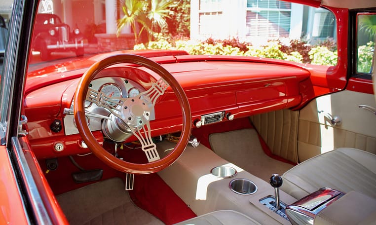 1956 Ford Customline Victoria Red 32