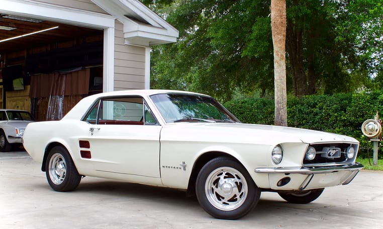 1966 Ford Mustang White 6