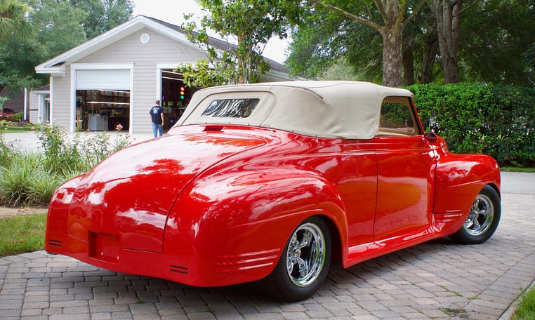 1941 Plymouth Convertible Red 20