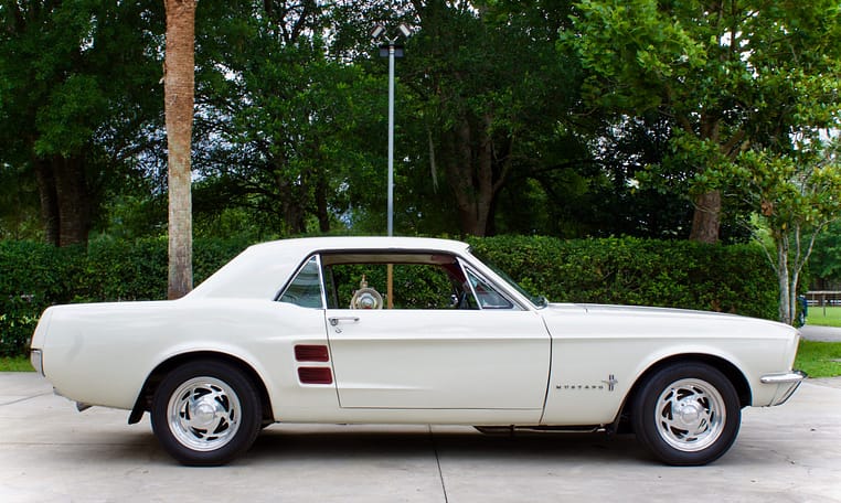 1966 Ford Mustang White 7