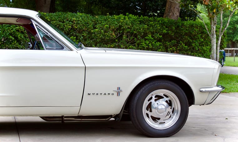 1966 Ford Mustang White 9