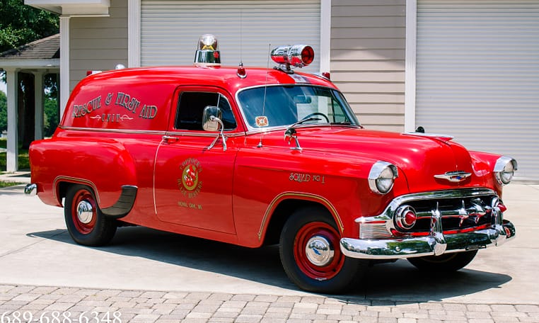 1953 Chevrolet Sedan Delivery Ambulance all steel 3 9L 235 inline 6 3 speed manual 2 29