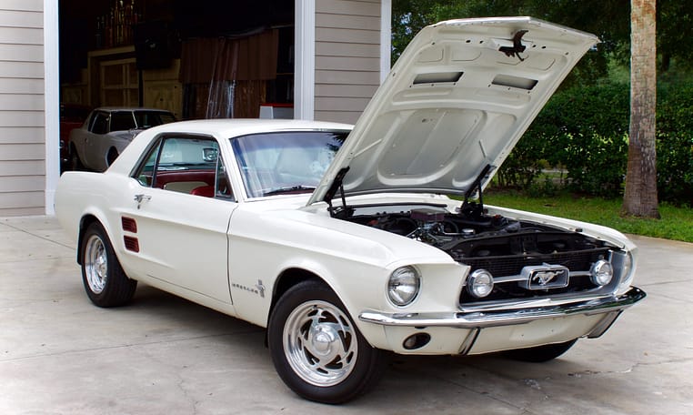 1966 Ford Mustang White 19